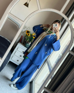 تونیک شلوار نخی