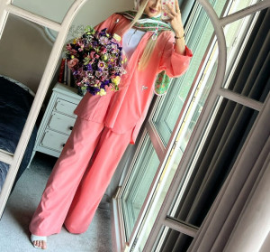 تونیک شلوار نخی