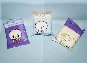 دستمال مرطوب فانتزی حیوانات OXilin