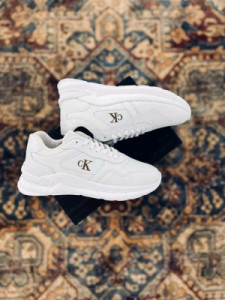 کتانی چرم اسپرت مردانه مدل ck