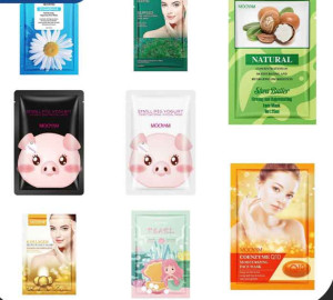 ماسک صورت ورقه ای پک 10 عددی(جور)