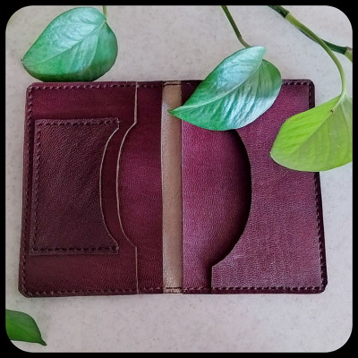 کیف مدارک یا پاسپورت چرم طبیعی دستدوز