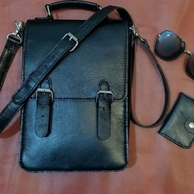 کیف دوشی اسپرت مردانه و زنانه چرم طبیعی