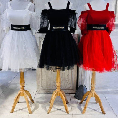 سارافون زنانه تور مدل حوریا جنس تور و کرپ