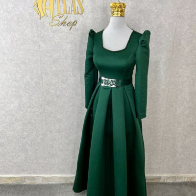 پیراهن مهمانی زنانه ساتن مدل یگانه جنس ساتن آمریکایی