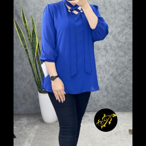 شومیز حریر کرپ مجلسی