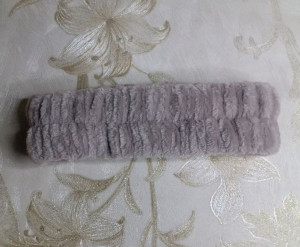 هدبند ساده رنگ دودی