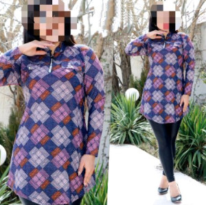 تونیک نیم زیپ زنانه-158233