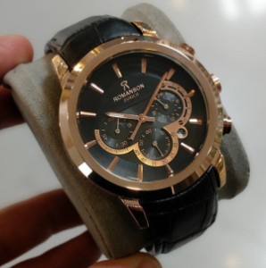 ساعت مچی مردانه 3 موتور فعال کرنوگراف رومانسون زوریخ Romanson-150143