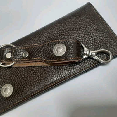 ست کیف و پول و جا سوییچی چرم گاوی