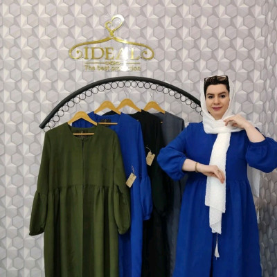 مانتو اسپرت زنانه دیور ایده‌آل مدل کمر چین پفکی