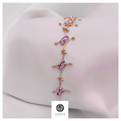 دستبند stainless steel مدل پیچک