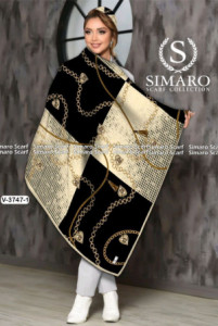 روسری حریر کرپ مجلسی-116366