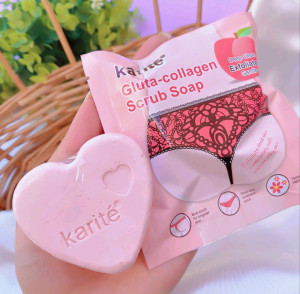 صابون اسکراب قلبی باسن بیکینی زیربغل اسکراب روشن کننده بیکینی