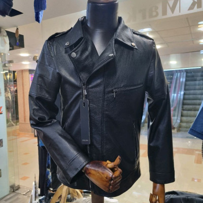 کت چرم مدل پلیلسی-127849