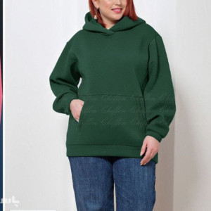 هودی عصایی زمستانی جنس مخمل پست کرک وارداتی