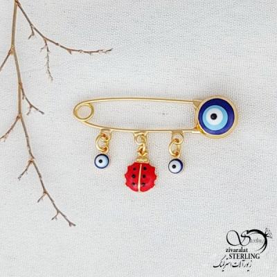 گل سینه (سنجاق سینه) ysx کفشدوزکی کد 12365