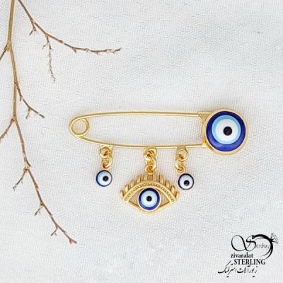 سنجاق سینه برندysx طرح چشم کد 12367