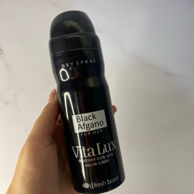 اسپری بدن 48 ساعته بلک افغانو مردانه ویتالوکس