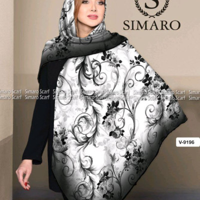 روسری حریر کرپ سیمارو-118625