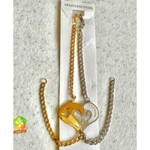 ست دستبند دوستی مدل قلب