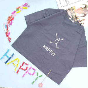 کراپ تیشرت نیم تنه زنانه نخ پنبه اعلا