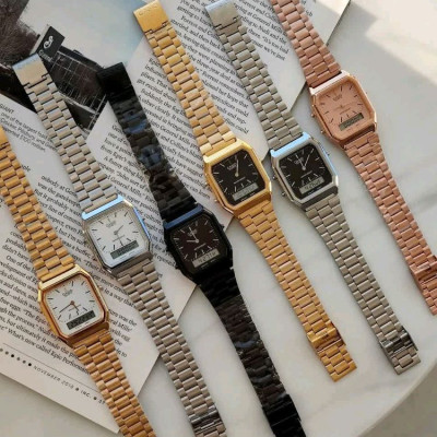 ساعت مردانه کاسیو دو زمانه رنگ‌بندی جور