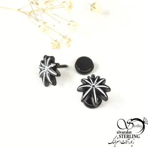 پیرسینگ میخی طرح شکوفه برند استیل کد 8609