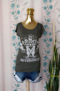 تاپ پشت ضربدری ویسکوز سایز بزرگ-110823