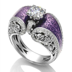 انگشتر سلطنتی خاص میناکاری کد B2757