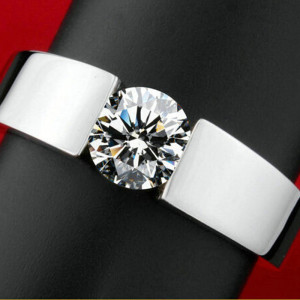 انگشتر تک نگین کد B2476