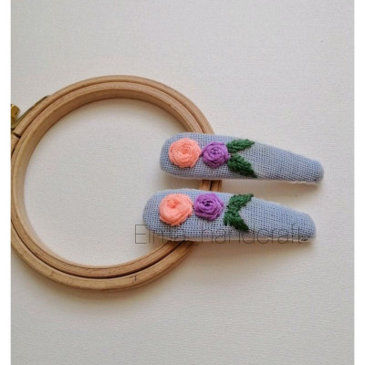 گیره سر گلدوزی شده بادست جفت