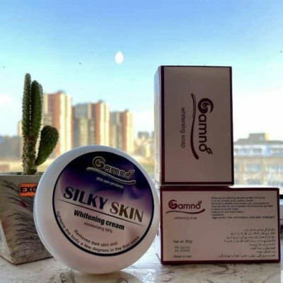 پکیج رفع تیرگی و سفید کننده بدن SILKY SKIN ضد قارچ و التهاب