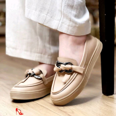 کفش روزمره زنانه مالچ شیک خوش پا رویه چرم از سایز 37تا40-124041