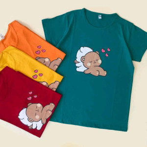 تیشرت زنانه طرح خرس های خوابالو-120100