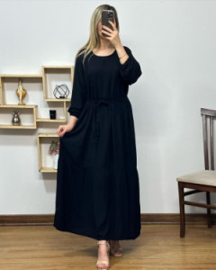 پیراهن روزمره زنانه نخی ایران مدل ساده