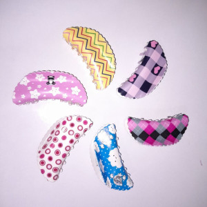 کلیپس نشکن طرح دار رنگی 2 عددی-129924