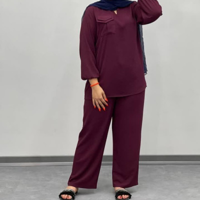 ست تونیک شلوار زنانه جنس ابر و بادی(2)