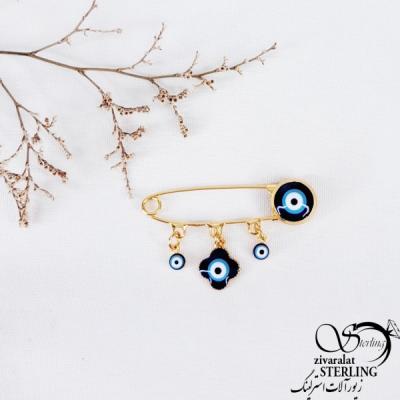 سنجاق سینه برند ysx چشم نظر کد 11698