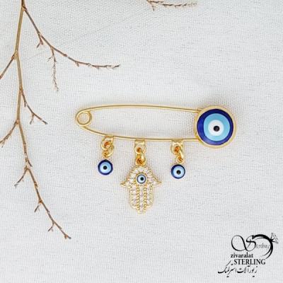 سنجاق سینه ysx آویز مدل دست کد 12366