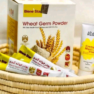 کرم جوانه گندم و پودر جوانه گندم