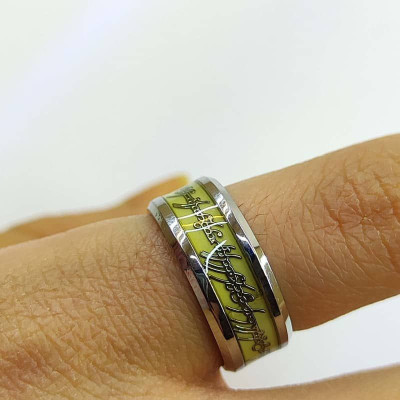 انگشتر شب تاب مدل ارباب حلقه ها