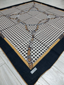 روسری نخی بهاره دور دست دوز-104066