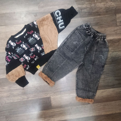 ست کراپ و شلوار مجلسی