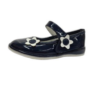 طبی یگانه ورنی گل رنگ سرمه ای