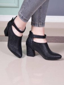 کفش پاشنه دار زنانه رویه خاویاری