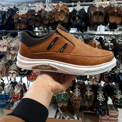 کفش کالج مردانه درسه رنگ عسلی سبزلجنی ومشکی ازسایز40 تا 44-134571