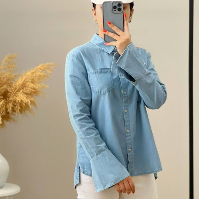شومیز زنانه جین گلدوزی