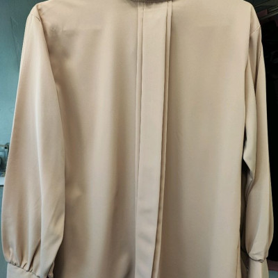 شومیز زنانه نسکافه ای روشن زنجیر دار