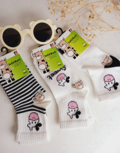 جوراب بچگانه طرح گاو